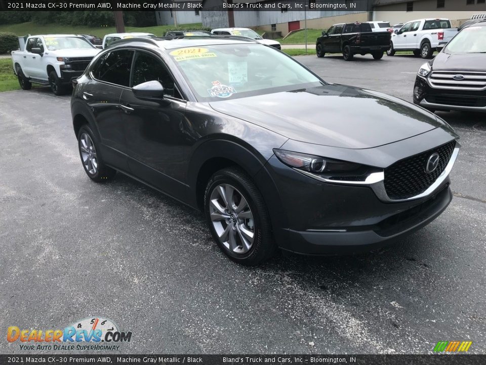 2021 Mazda CX-30 Premium AWD Machine Gray Metallic / Black Photo #4