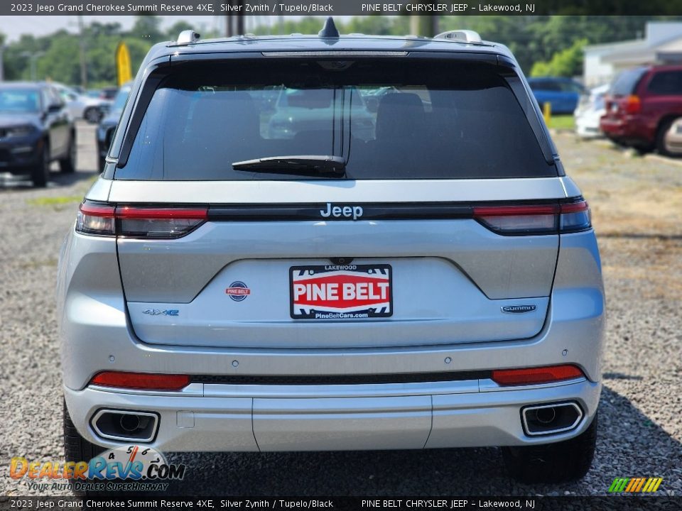 2023 Jeep Grand Cherokee Summit Reserve 4XE Silver Zynith / Tupelo/Black Photo #6