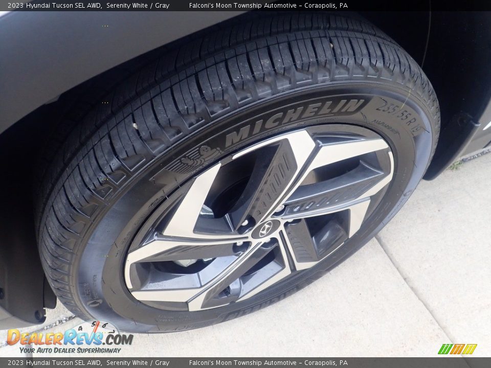 2023 Hyundai Tucson SEL AWD Serenity White / Gray Photo #10