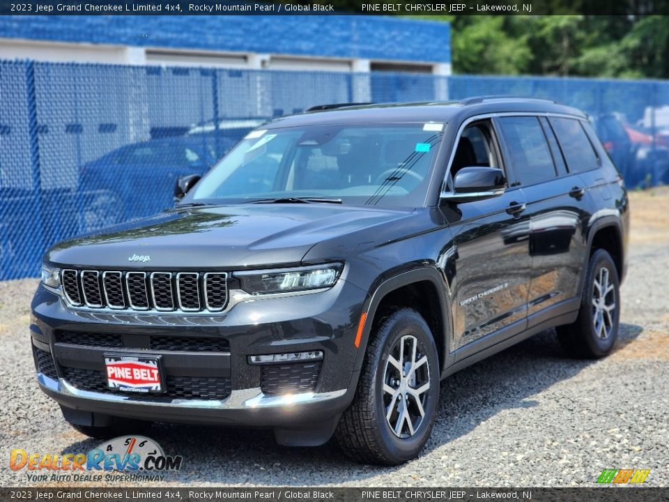 2023 Jeep Grand Cherokee L Limited 4x4 Rocky Mountain Pearl / Global Black Photo #1