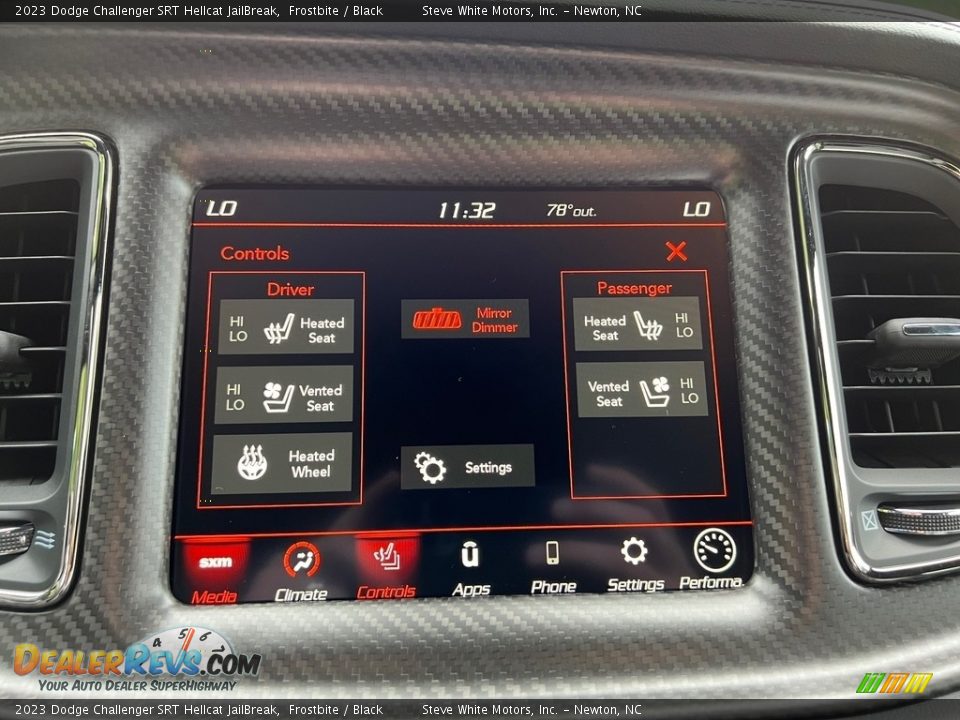 Controls of 2023 Dodge Challenger SRT Hellcat JailBreak Photo #24