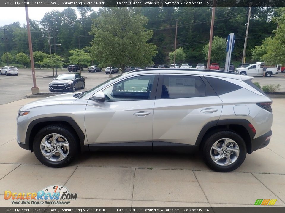 2023 Hyundai Tucson SEL AWD Shimmering Silver / Black Photo #6