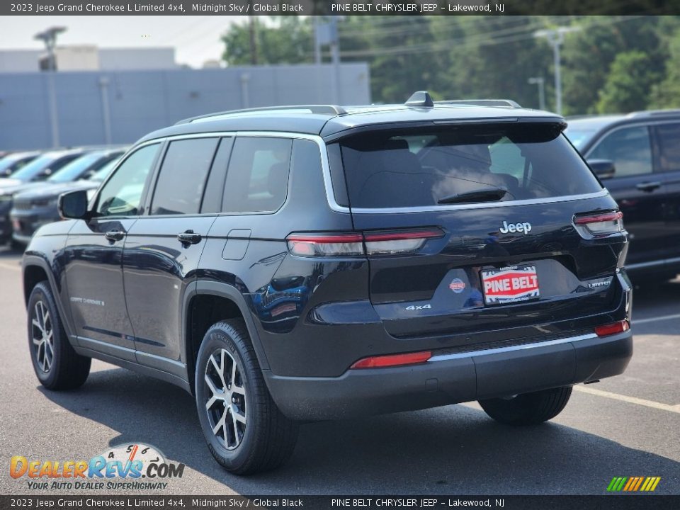 2023 Jeep Grand Cherokee L Limited 4x4 Midnight Sky / Global Black Photo #4