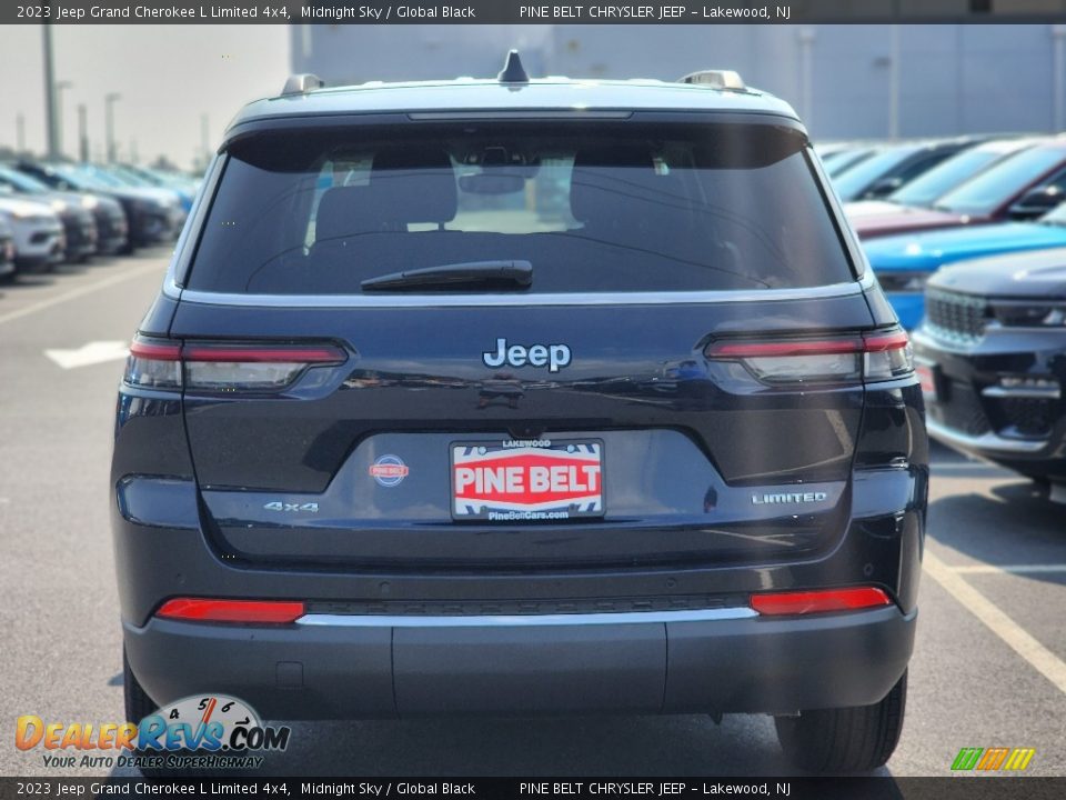 2023 Jeep Grand Cherokee L Limited 4x4 Midnight Sky / Global Black Photo #5