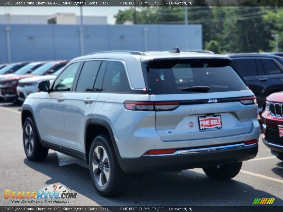 2023 Jeep Grand Cherokee 4XE Silver Zynith / Global Black Photo #4