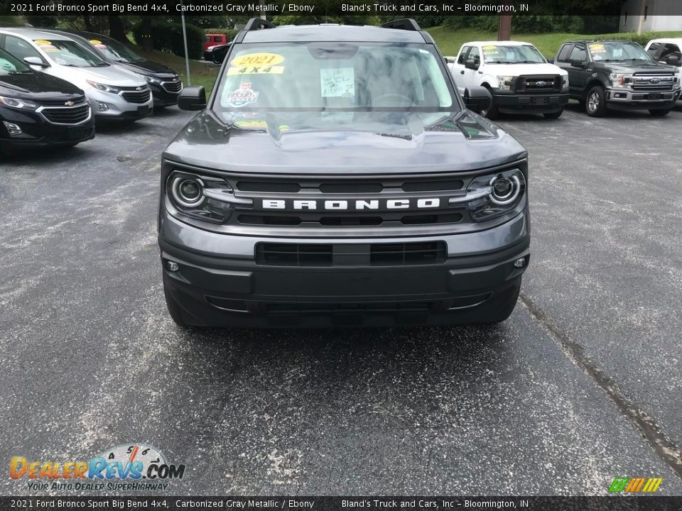 2021 Ford Bronco Sport Big Bend 4x4 Carbonized Gray Metallic / Ebony Photo #3