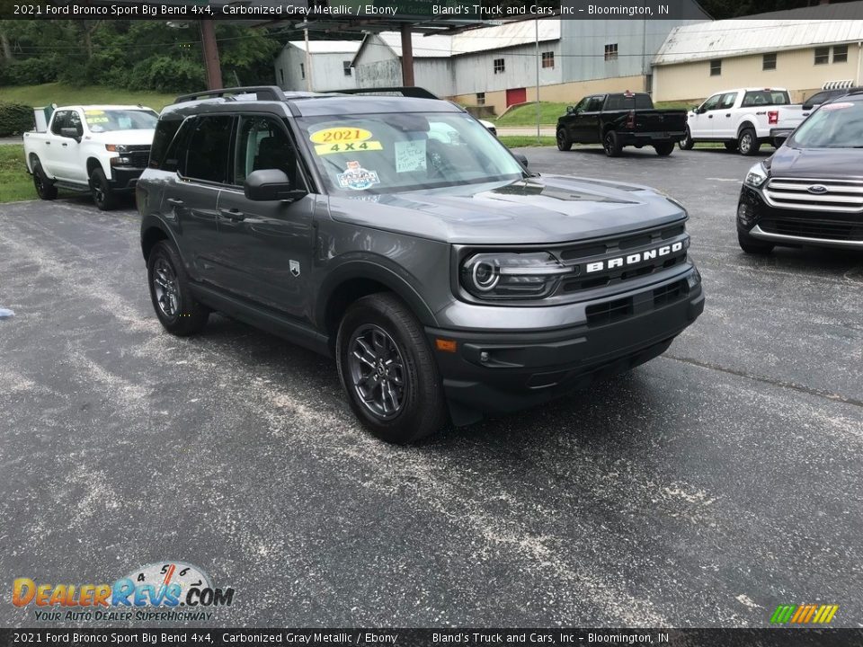 2021 Ford Bronco Sport Big Bend 4x4 Carbonized Gray Metallic / Ebony Photo #4