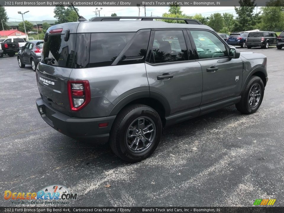 2021 Ford Bronco Sport Big Bend 4x4 Carbonized Gray Metallic / Ebony Photo #6