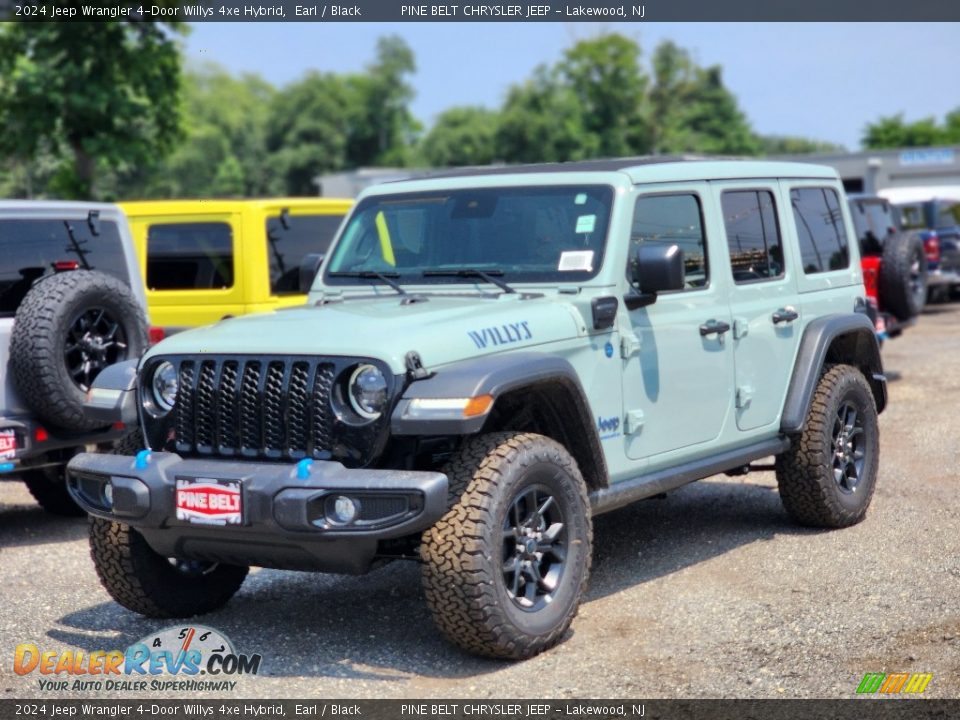 2024 Jeep Wrangler 4-Door Willys 4xe Hybrid Earl / Black Photo #1