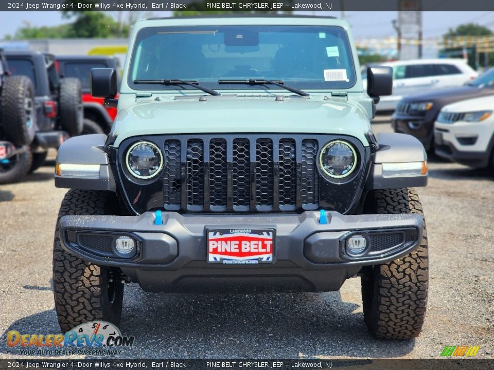 2024 Jeep Wrangler 4-Door Willys 4xe Hybrid Earl / Black Photo #2