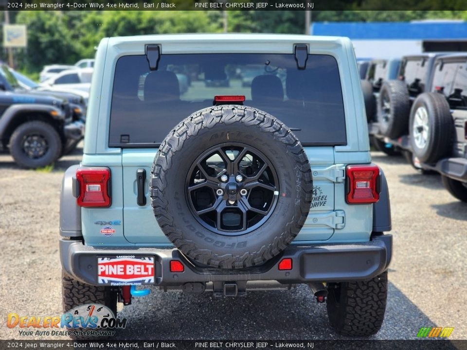 2024 Jeep Wrangler 4-Door Willys 4xe Hybrid Earl / Black Photo #6