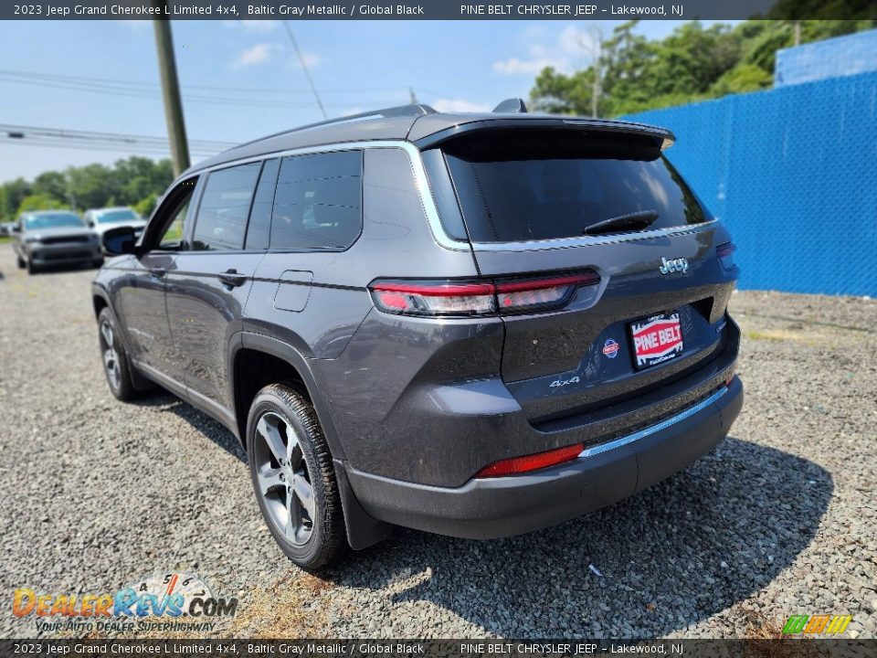 2023 Jeep Grand Cherokee L Limited 4x4 Baltic Gray Metallic / Global Black Photo #4