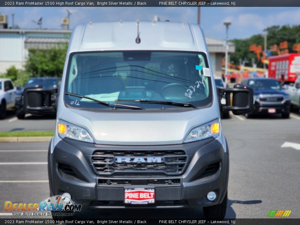 2023 Ram ProMaster 1500 High Roof Cargo Van Bright Silver Metallic / Black Photo #2