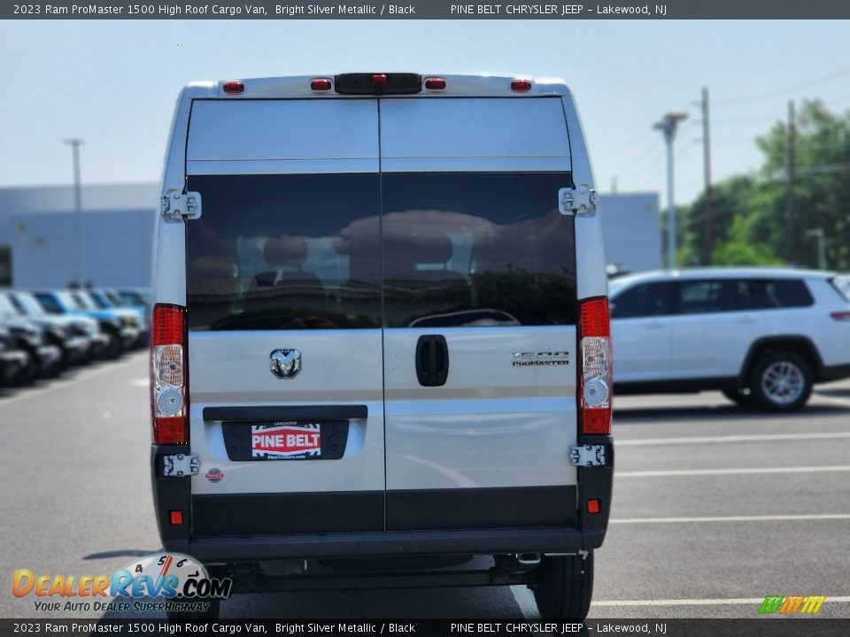 2023 Ram ProMaster 1500 High Roof Cargo Van Bright Silver Metallic / Black Photo #6