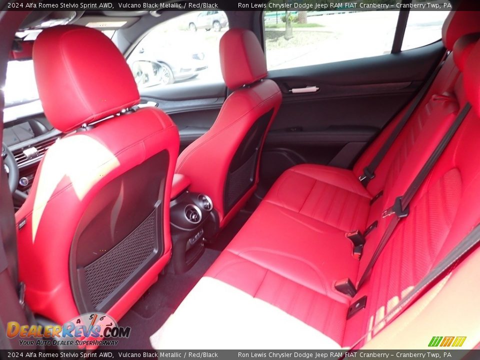 Rear Seat of 2024 Alfa Romeo Stelvio Sprint AWD Photo #12