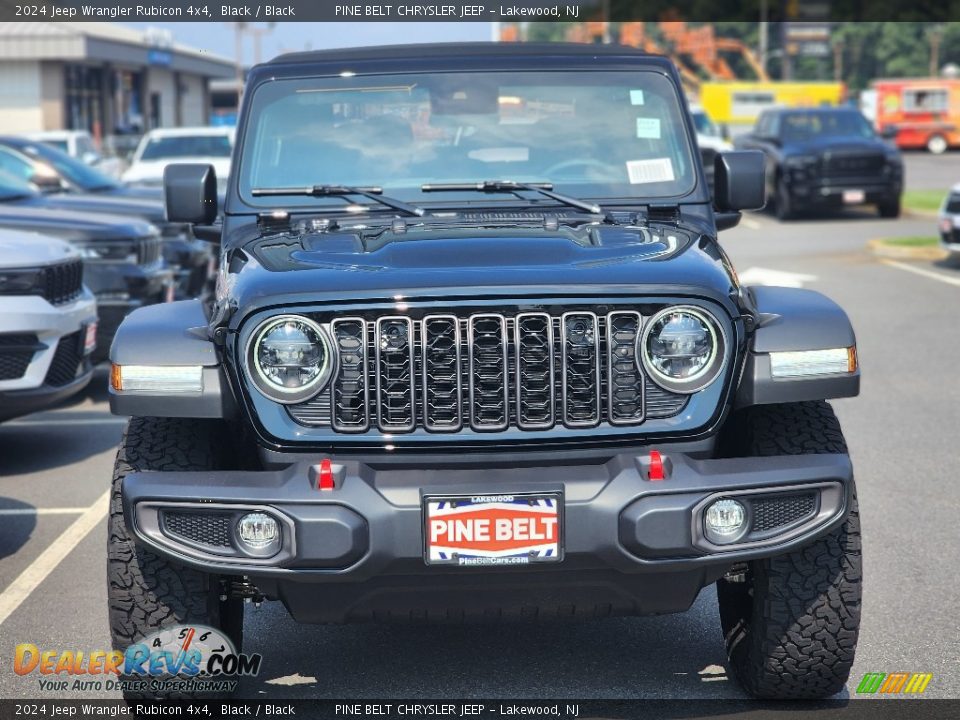 2024 Jeep Wrangler Rubicon 4x4 Black / Black Photo #2