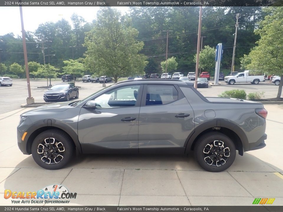 2024 Hyundai Santa Cruz SEL AWD Hampton Gray / Black Photo #6