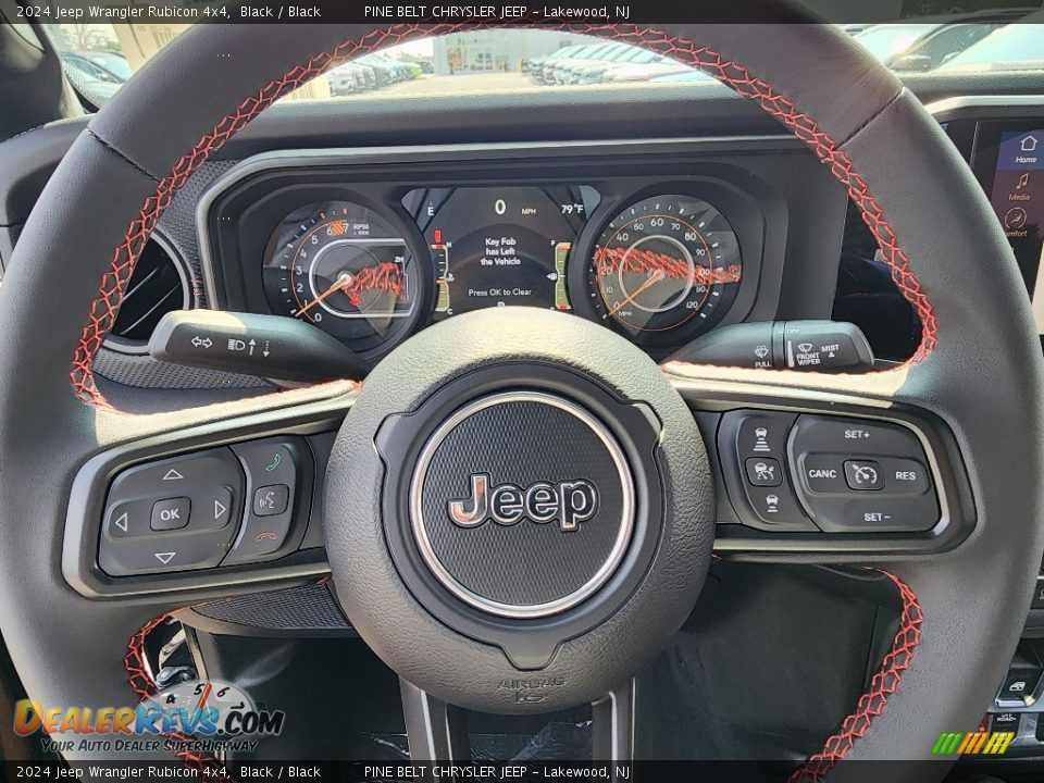 2024 Jeep Wrangler Rubicon 4x4 Steering Wheel Photo #15