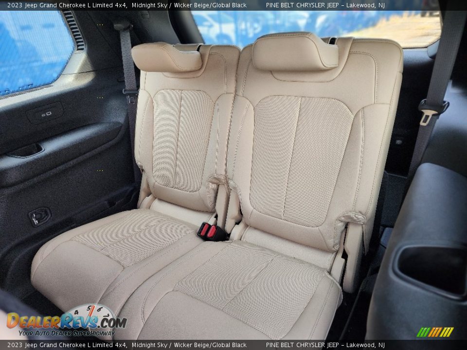 Rear Seat of 2023 Jeep Grand Cherokee L Limited 4x4 Photo #13