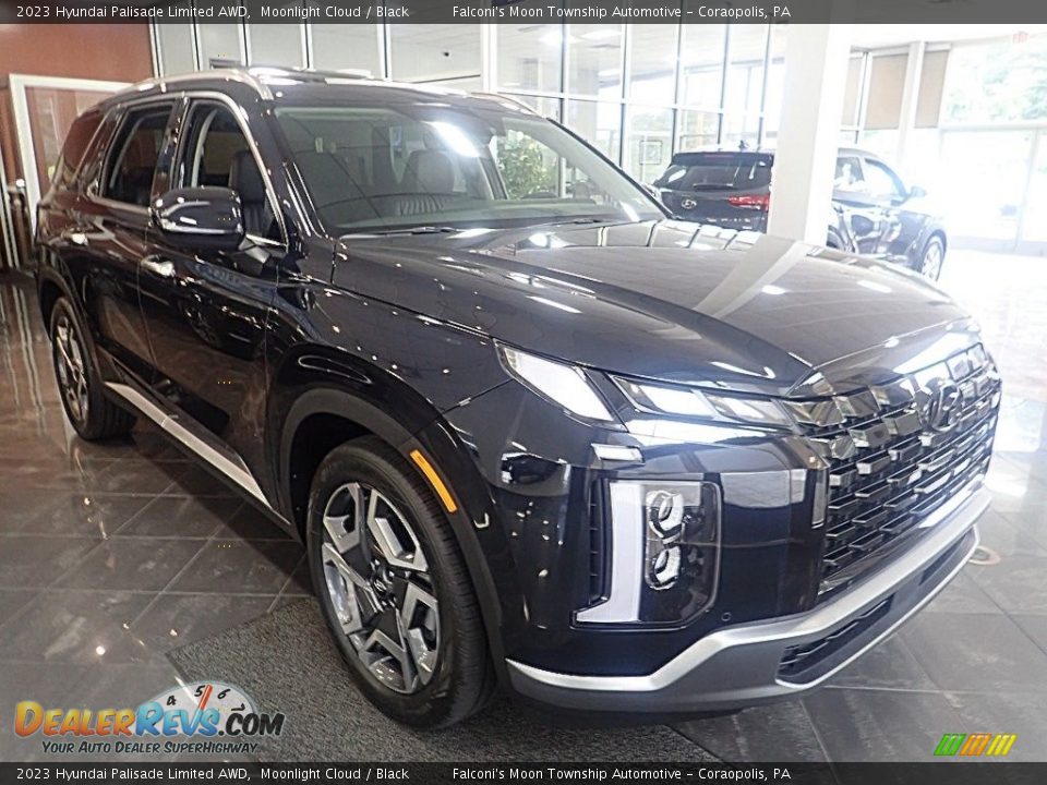 2023 Hyundai Palisade Limited AWD Moonlight Cloud / Black Photo #8