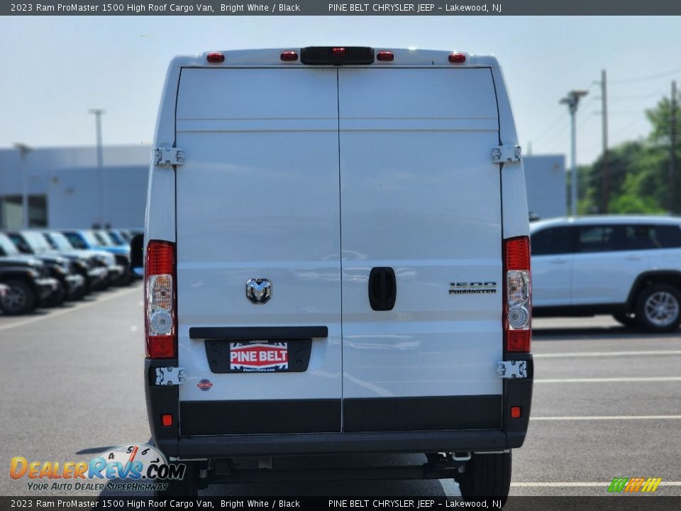 2023 Ram ProMaster 1500 High Roof Cargo Van Bright White / Black Photo #6