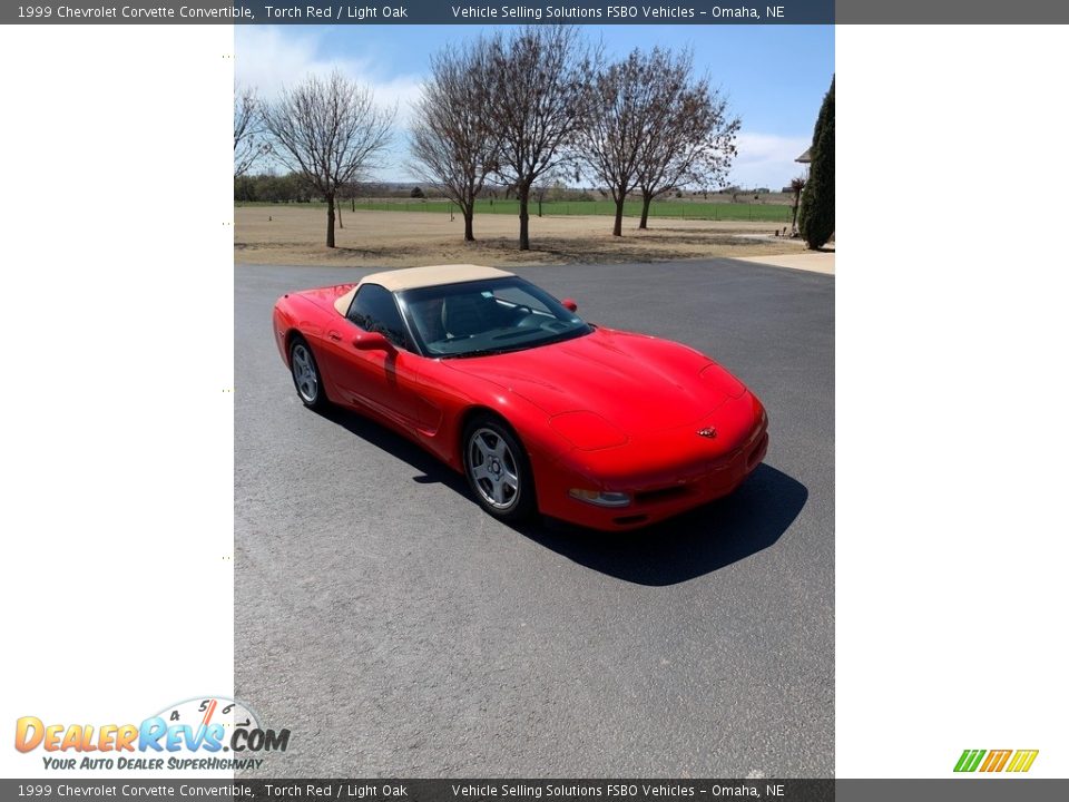 1999 Chevrolet Corvette Convertible Torch Red / Light Oak Photo #5