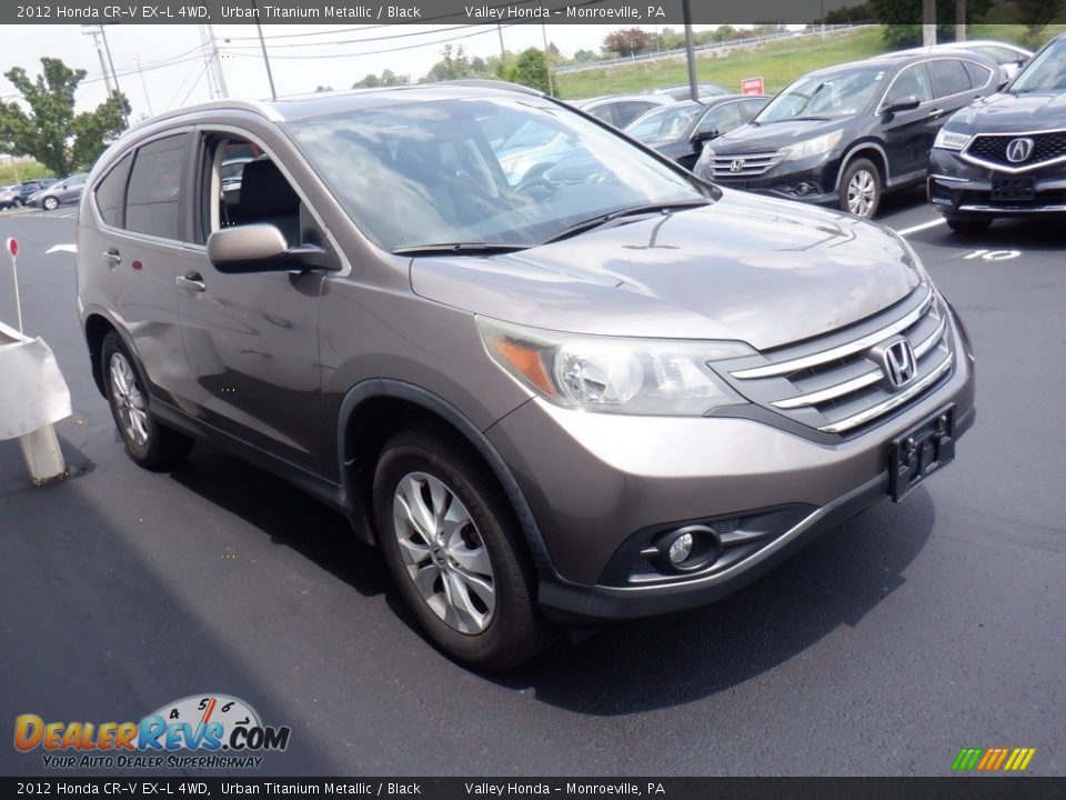 2012 Honda CR-V EX-L 4WD Urban Titanium Metallic / Black Photo #6