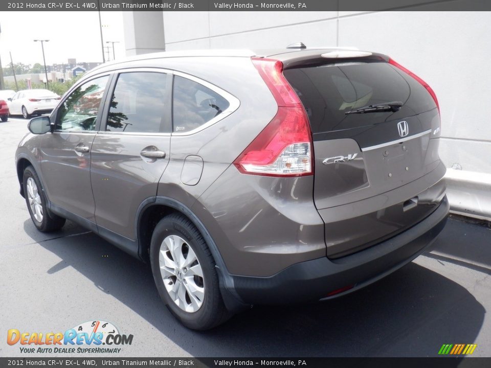 2012 Honda CR-V EX-L 4WD Urban Titanium Metallic / Black Photo #9