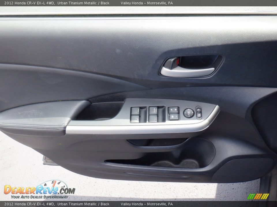 2012 Honda CR-V EX-L 4WD Urban Titanium Metallic / Black Photo #11