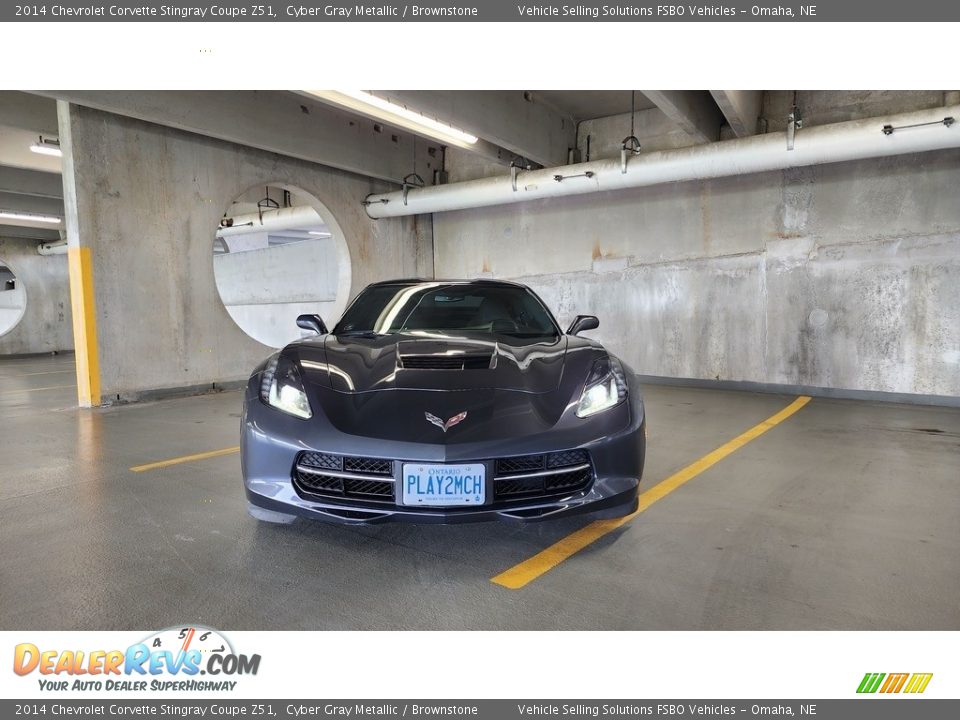 2014 Chevrolet Corvette Stingray Coupe Z51 Cyber Gray Metallic / Brownstone Photo #8