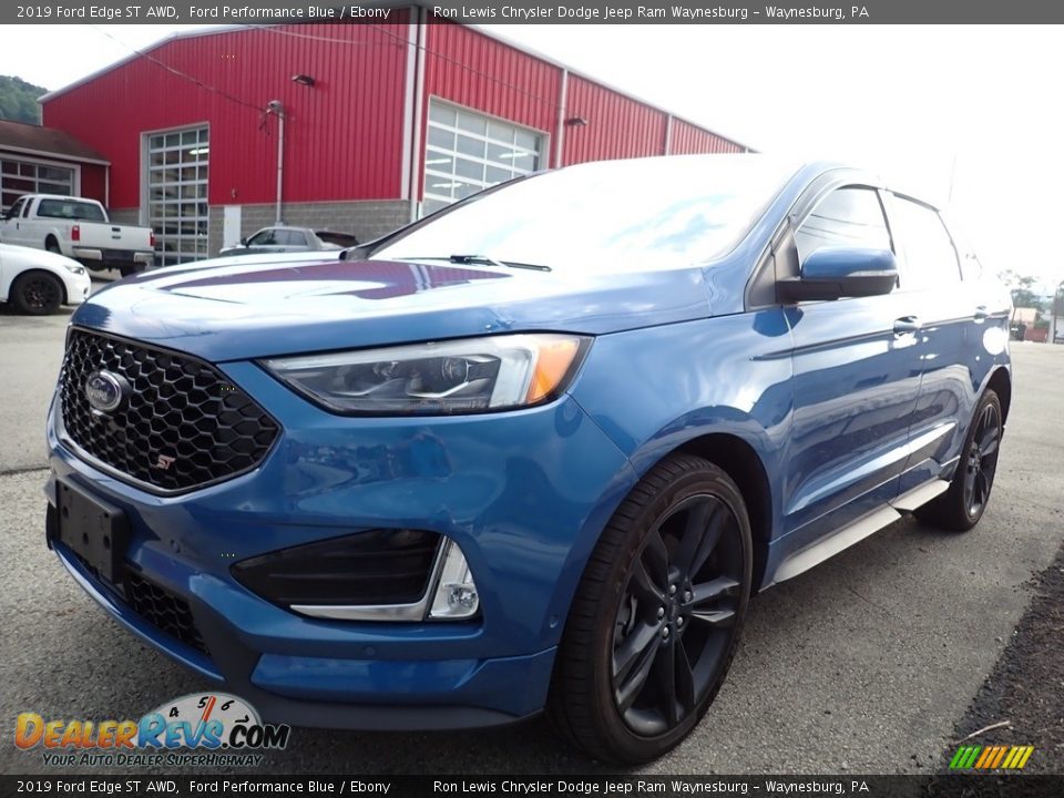 2019 Ford Edge ST AWD Ford Performance Blue / Ebony Photo #1