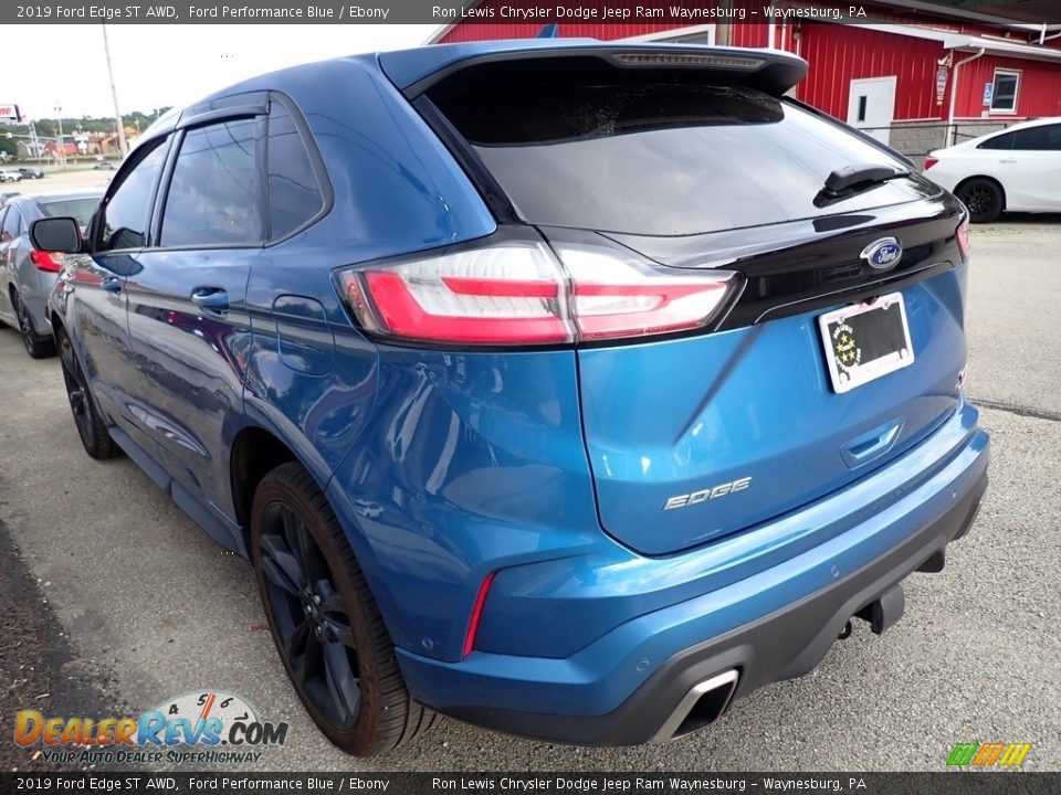 Ford Performance Blue 2019 Ford Edge ST AWD Photo #2