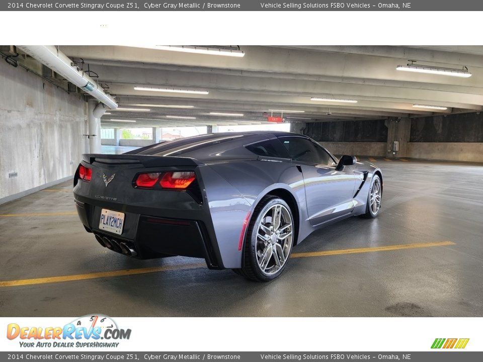 2014 Chevrolet Corvette Stingray Coupe Z51 Cyber Gray Metallic / Brownstone Photo #11