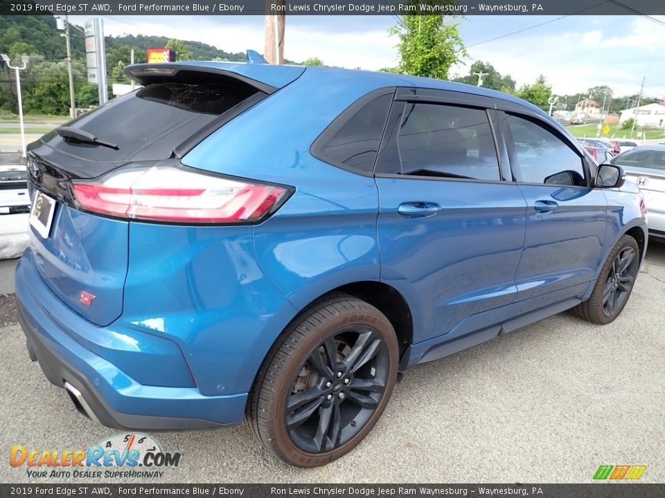 Ford Performance Blue 2019 Ford Edge ST AWD Photo #3