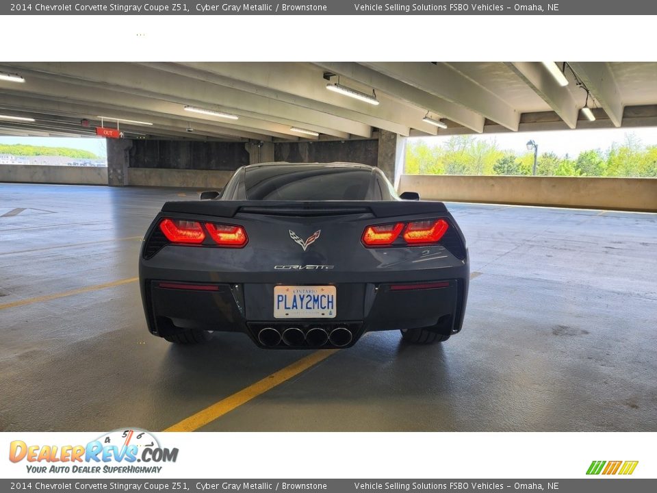 2014 Chevrolet Corvette Stingray Coupe Z51 Cyber Gray Metallic / Brownstone Photo #12