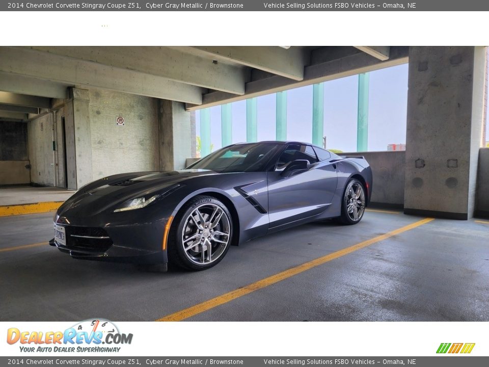 Cyber Gray Metallic 2014 Chevrolet Corvette Stingray Coupe Z51 Photo #14