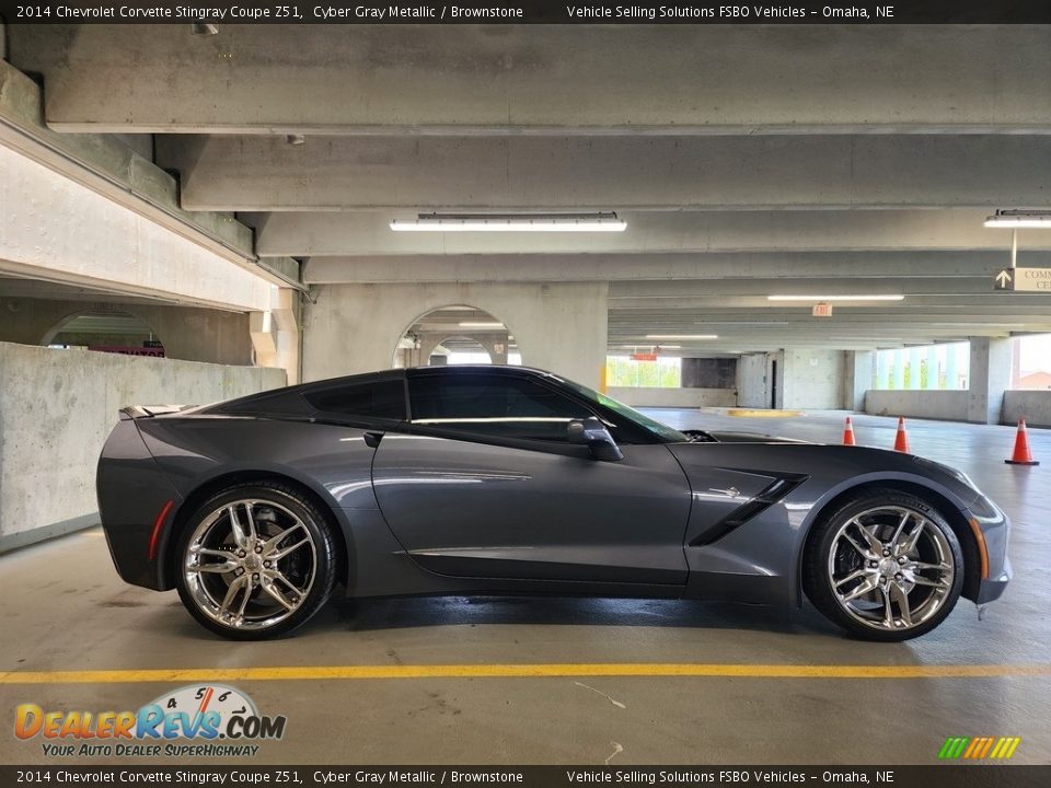 Cyber Gray Metallic 2014 Chevrolet Corvette Stingray Coupe Z51 Photo #23