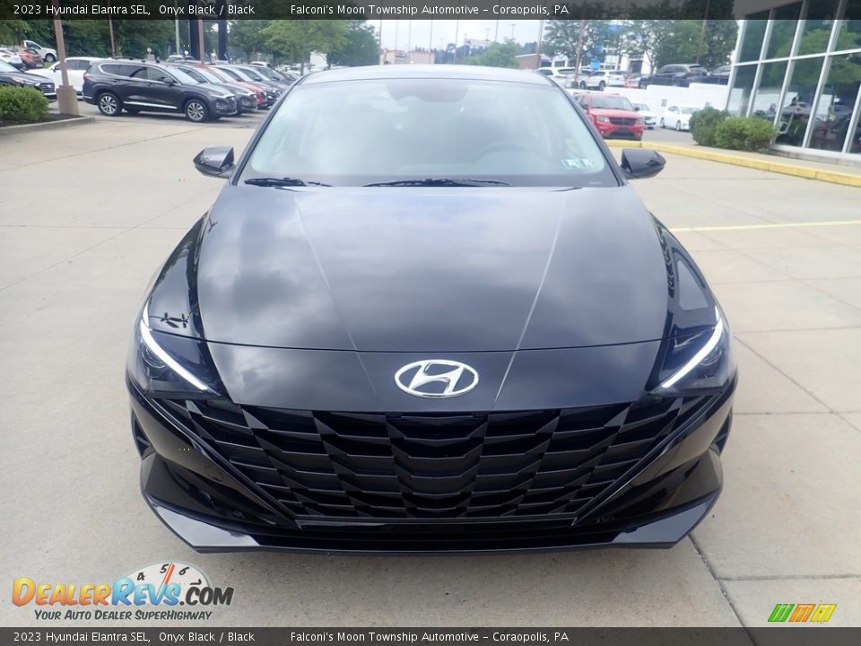 2023 Hyundai Elantra SEL Onyx Black / Black Photo #8