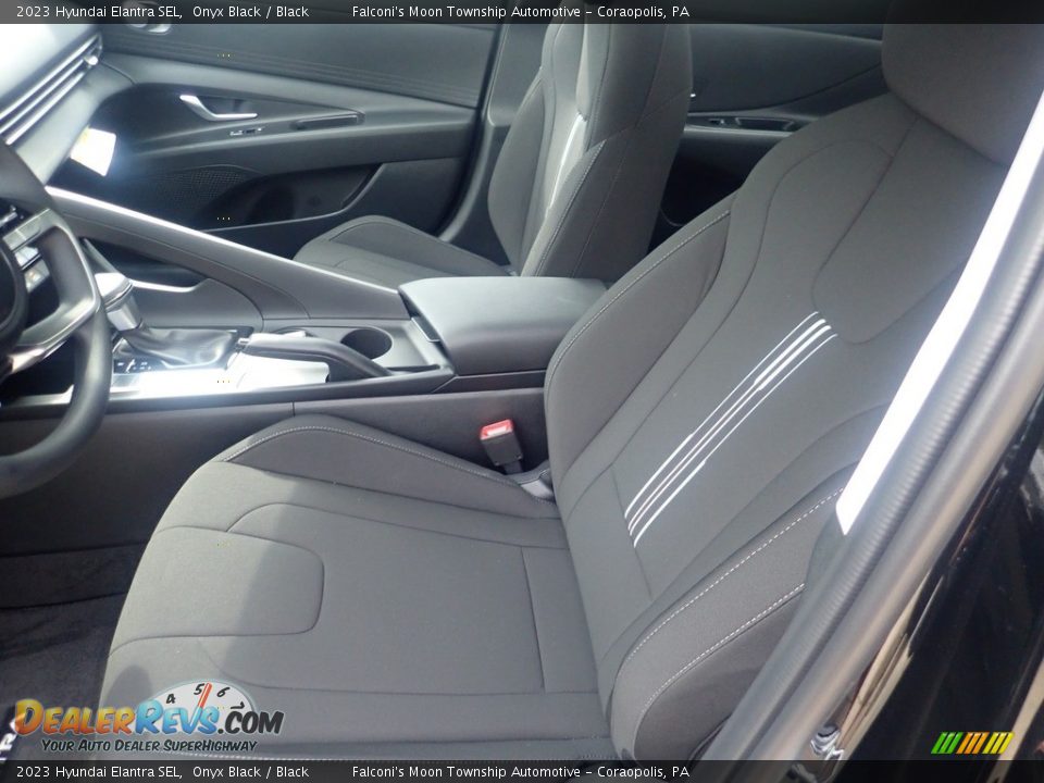 2023 Hyundai Elantra SEL Onyx Black / Black Photo #11
