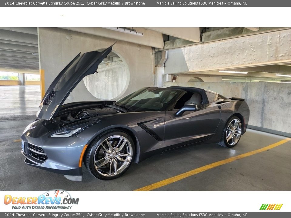 Cyber Gray Metallic 2014 Chevrolet Corvette Stingray Coupe Z51 Photo #33