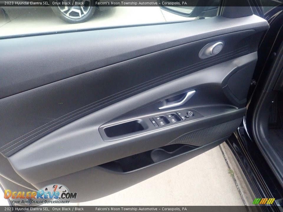 2023 Hyundai Elantra SEL Onyx Black / Black Photo #14