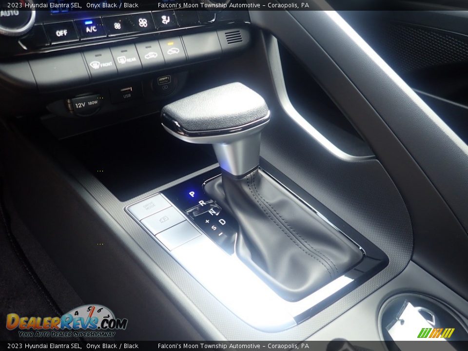 2023 Hyundai Elantra SEL Onyx Black / Black Photo #16