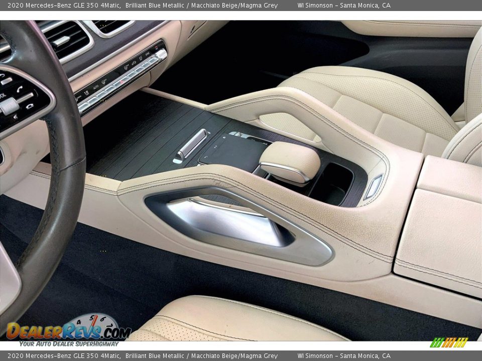 2020 Mercedes-Benz GLE 350 4Matic Brilliant Blue Metallic / Macchiato Beige/Magma Grey Photo #17