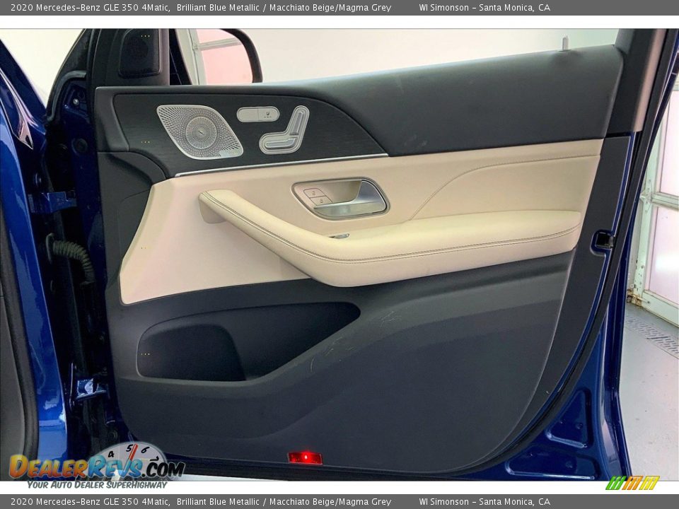 2020 Mercedes-Benz GLE 350 4Matic Brilliant Blue Metallic / Macchiato Beige/Magma Grey Photo #27