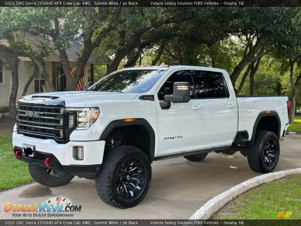 2020 GMC Sierra 2500HD AT4 Crew Cab 4WD Summit White / Jet Black Photo #1