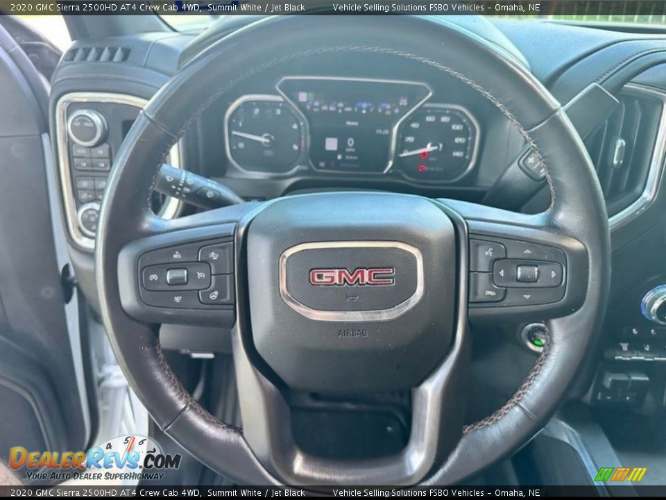 2020 GMC Sierra 2500HD AT4 Crew Cab 4WD Steering Wheel Photo #4