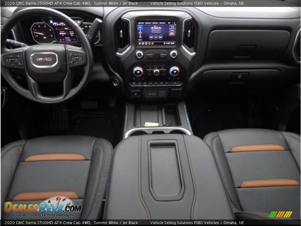 Jet Black Interior - 2020 GMC Sierra 2500HD AT4 Crew Cab 4WD Photo #8