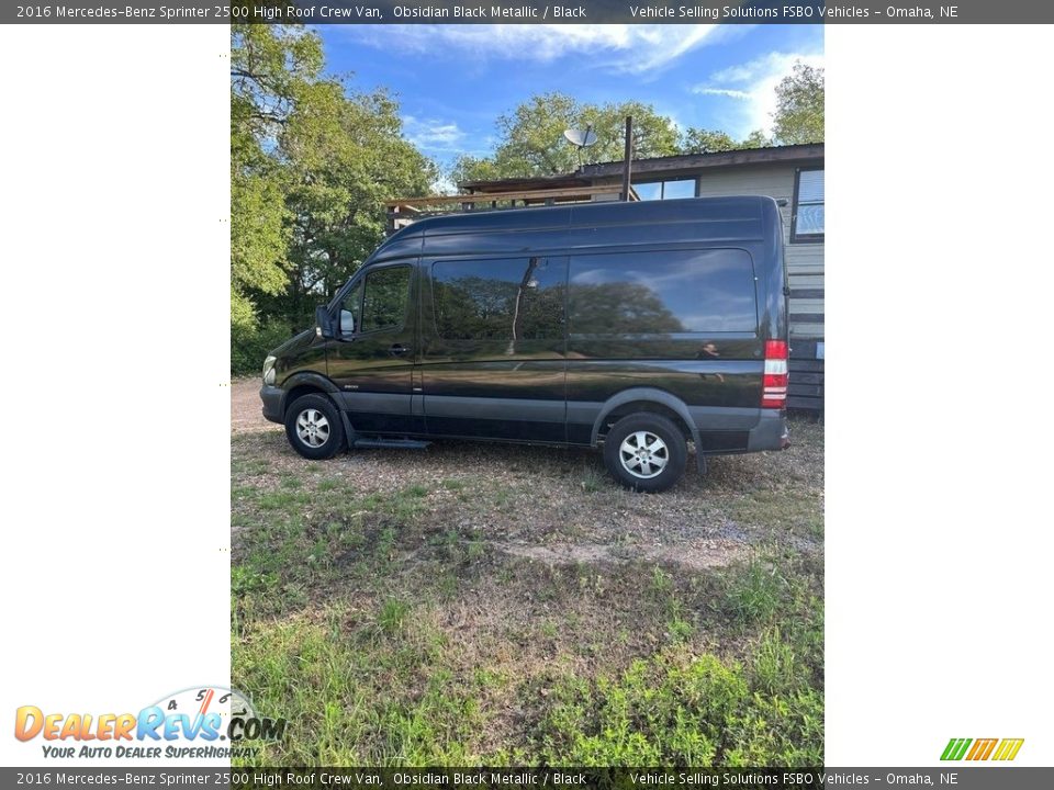 Obsidian Black Metallic 2016 Mercedes-Benz Sprinter 2500 High Roof Crew Van Photo #1