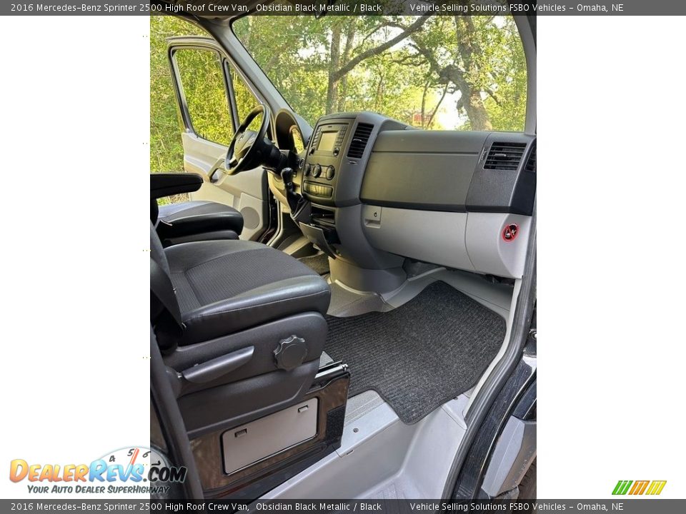 Front Seat of 2016 Mercedes-Benz Sprinter 2500 High Roof Crew Van Photo #3