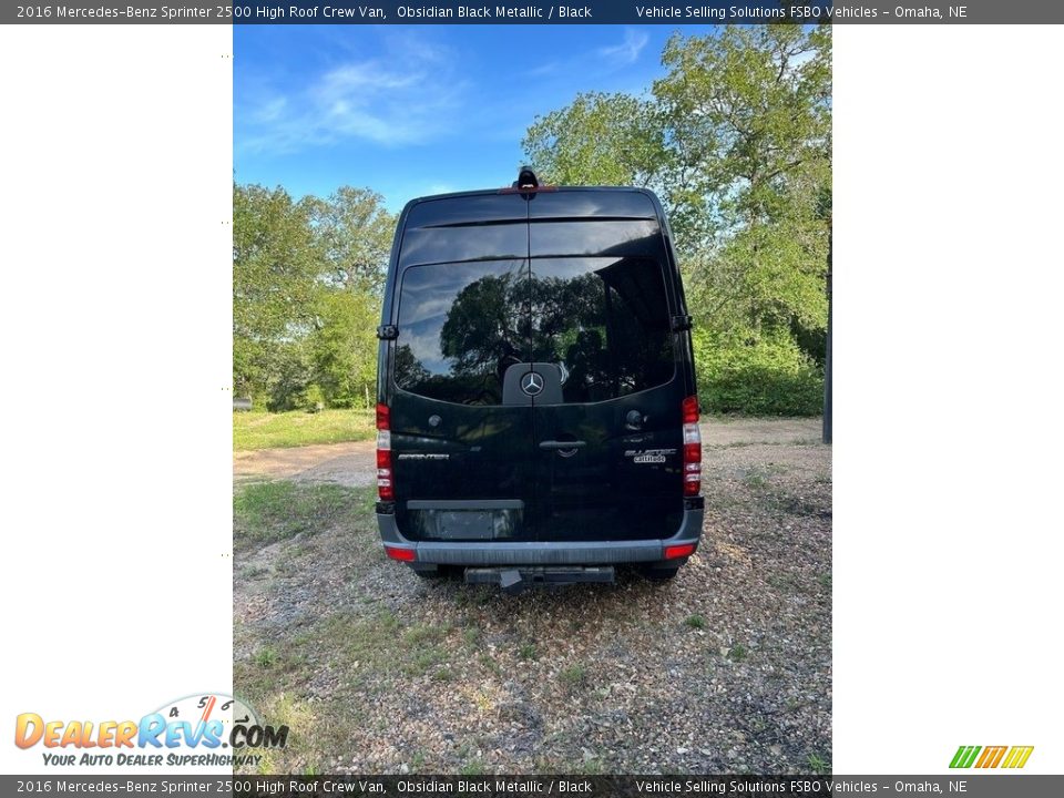 2016 Mercedes-Benz Sprinter 2500 High Roof Crew Van Obsidian Black Metallic / Black Photo #7